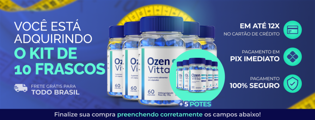 Ozenvitta Kit 10 Potes